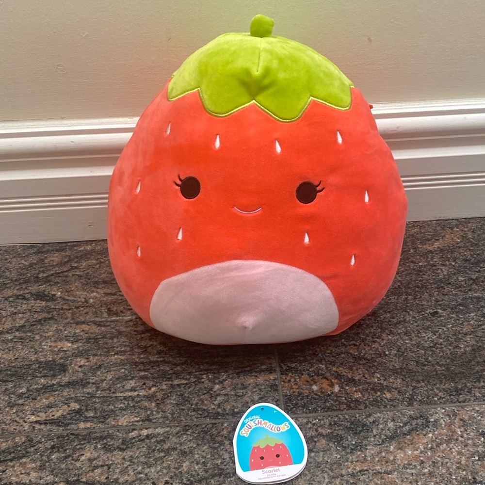 Squishmallows Strawberry Scarlet 12”